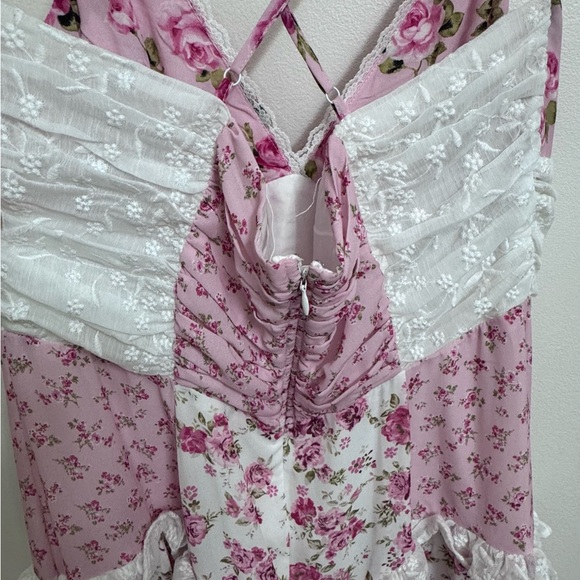 ALTAR’D STATE Chic Pink and White Floral Maxi Dress - Picture 8 of 11